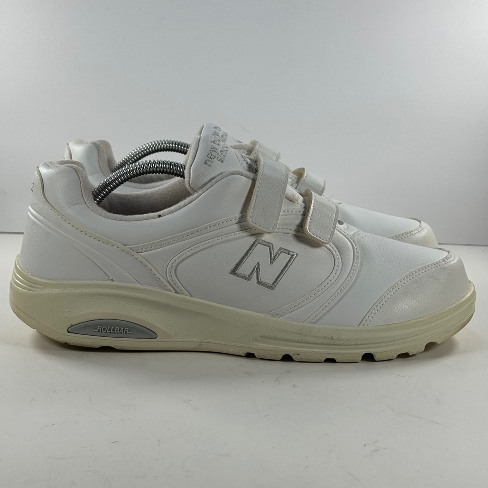 New Balance 812 Women's Size 12 White Leather Walking‎ Shoes WW812VW Made in USA